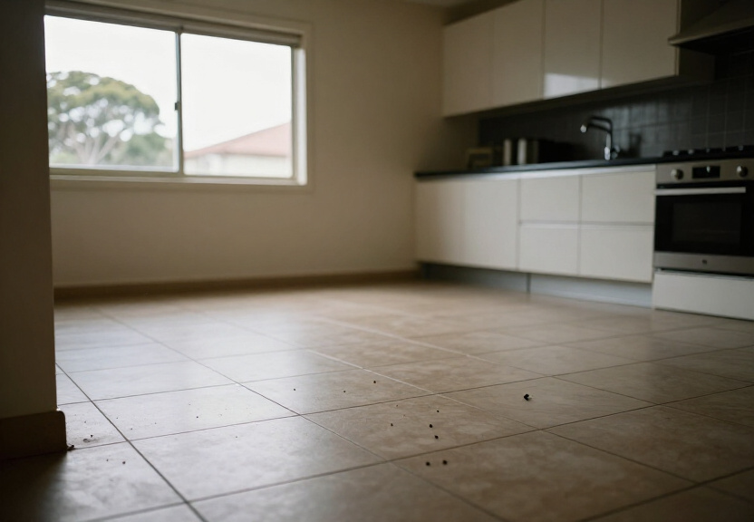 Cockroach-free kitchen in Oakhurst after treatment